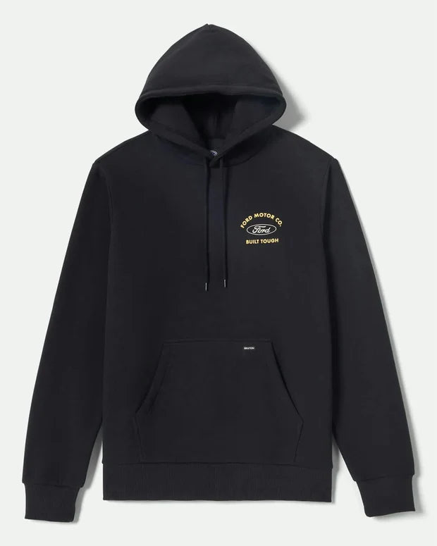 Ford Built Tough Fleece Hoodie - Burnt Rubber