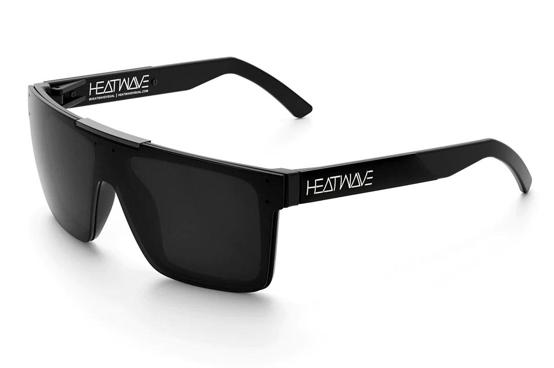 Quatro Sunglasses: Black Metal Customs Black Lens - Purpose-Built / Home of the Trades
