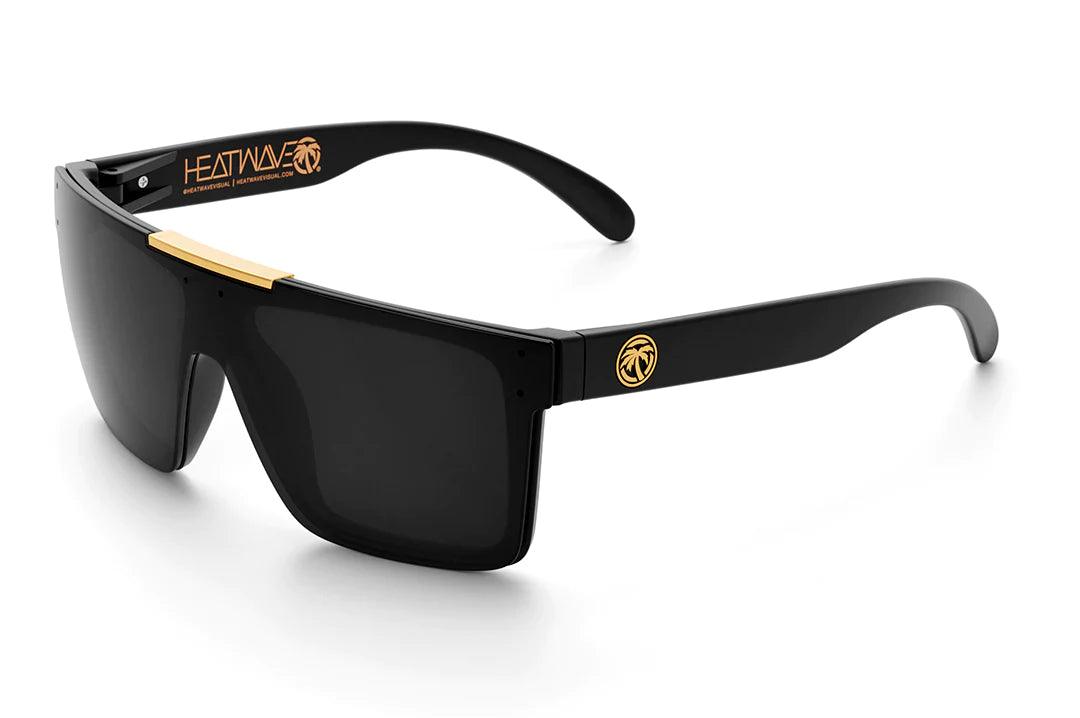 Quatro Sunglasses: Black/Gold - Black Lens - Purpose-Built / Home of the Trades