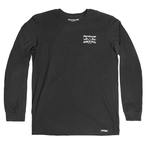 Bound Long Sleeve Tee - Black