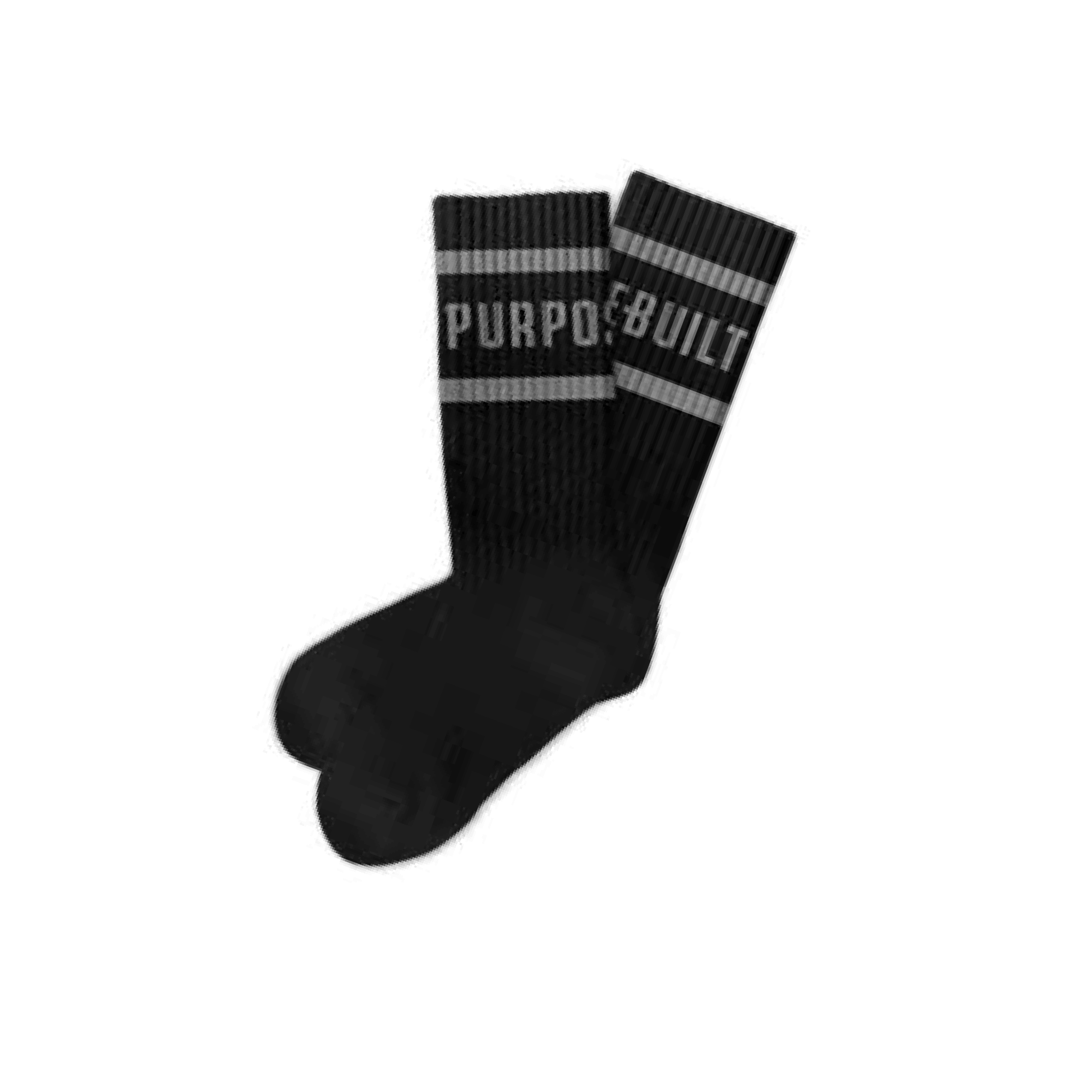 Purpose-Built Athletic Socks, Black - Purpose-Built / Home of the Trades