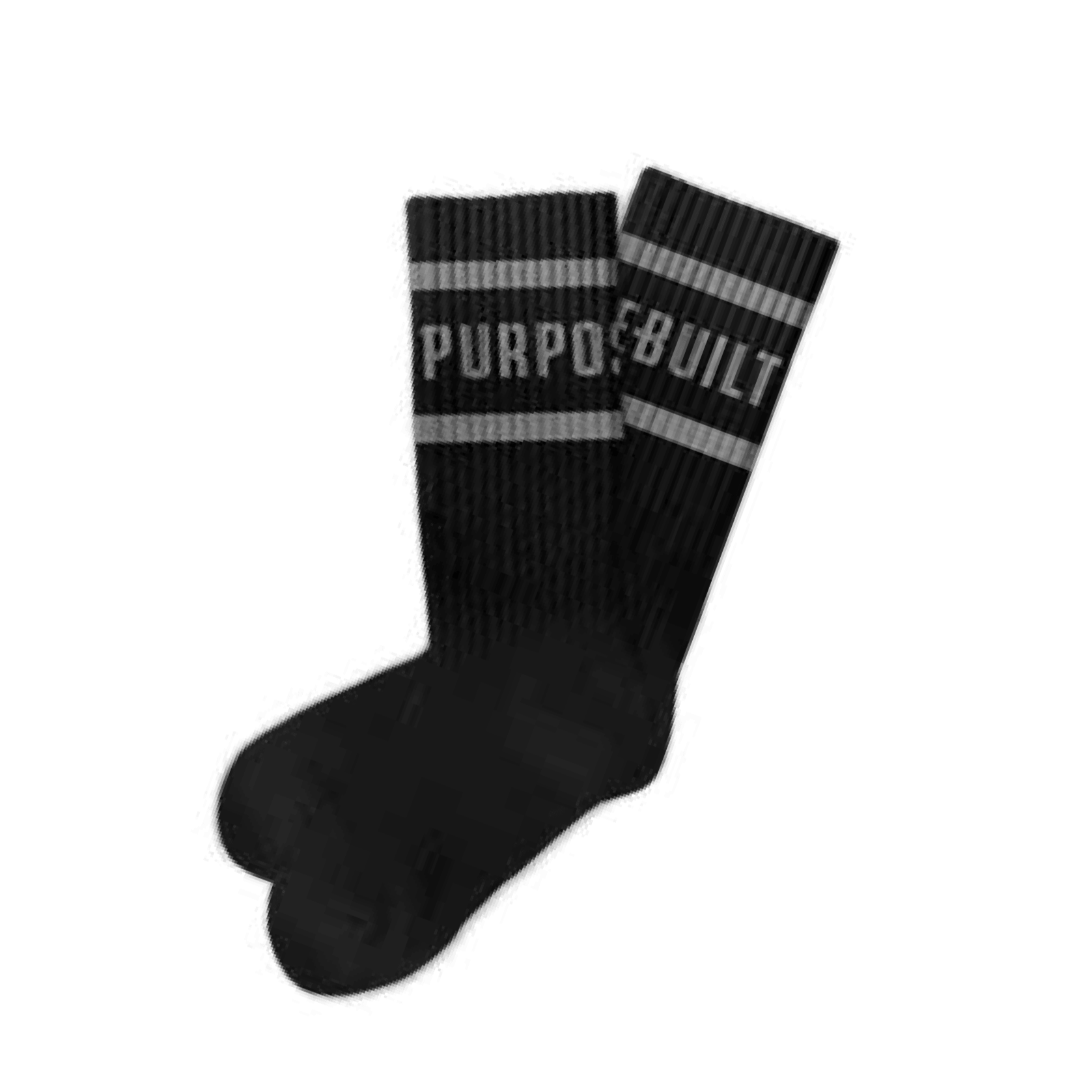 Purpose-Built Athletic Socks, Black - Purpose-Built / Home of the Trades