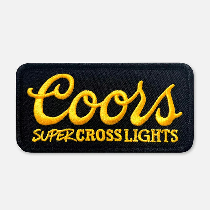 Supercross Lights Patch, Black & Yellow