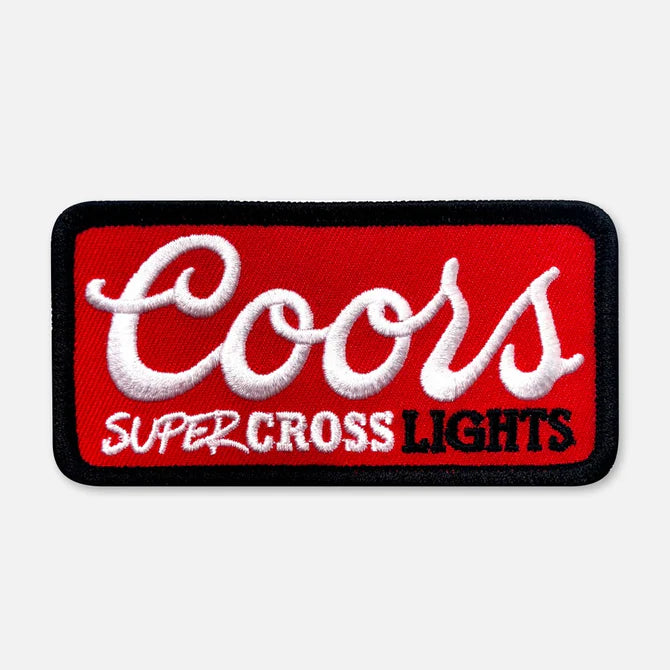 Supercross Lights Patch, Red & Black