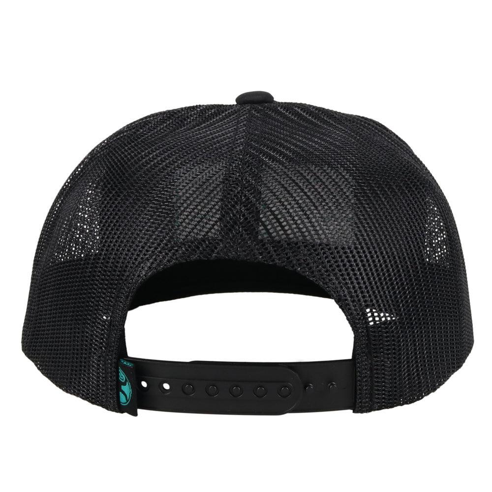 CR063 Cactus Ropes Hat - Black/Turquoise/White Patch - Purpose-Built / Home of the Trades