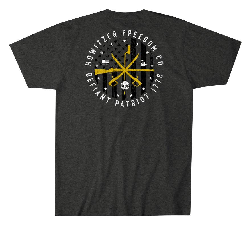 Defiant T-shirt - Charcoal - Purpose-Built / Home of the Trades