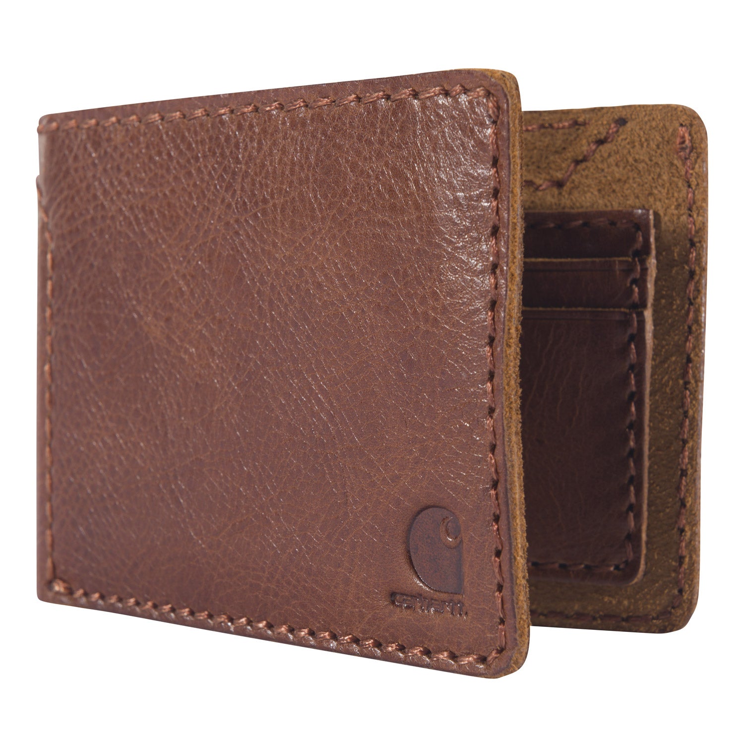 Patina Leather Bifold Wallet - Brown
