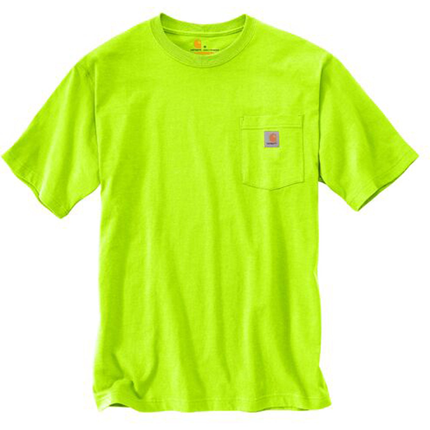 K87 - Loose Fit Heavyweight Pocket Tee, Bright Lime