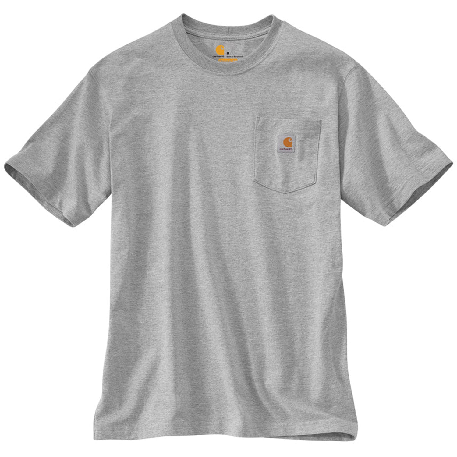 CARHARTT K87 - Loose Fit Heavyweight Pocket Tee, Heather Grey