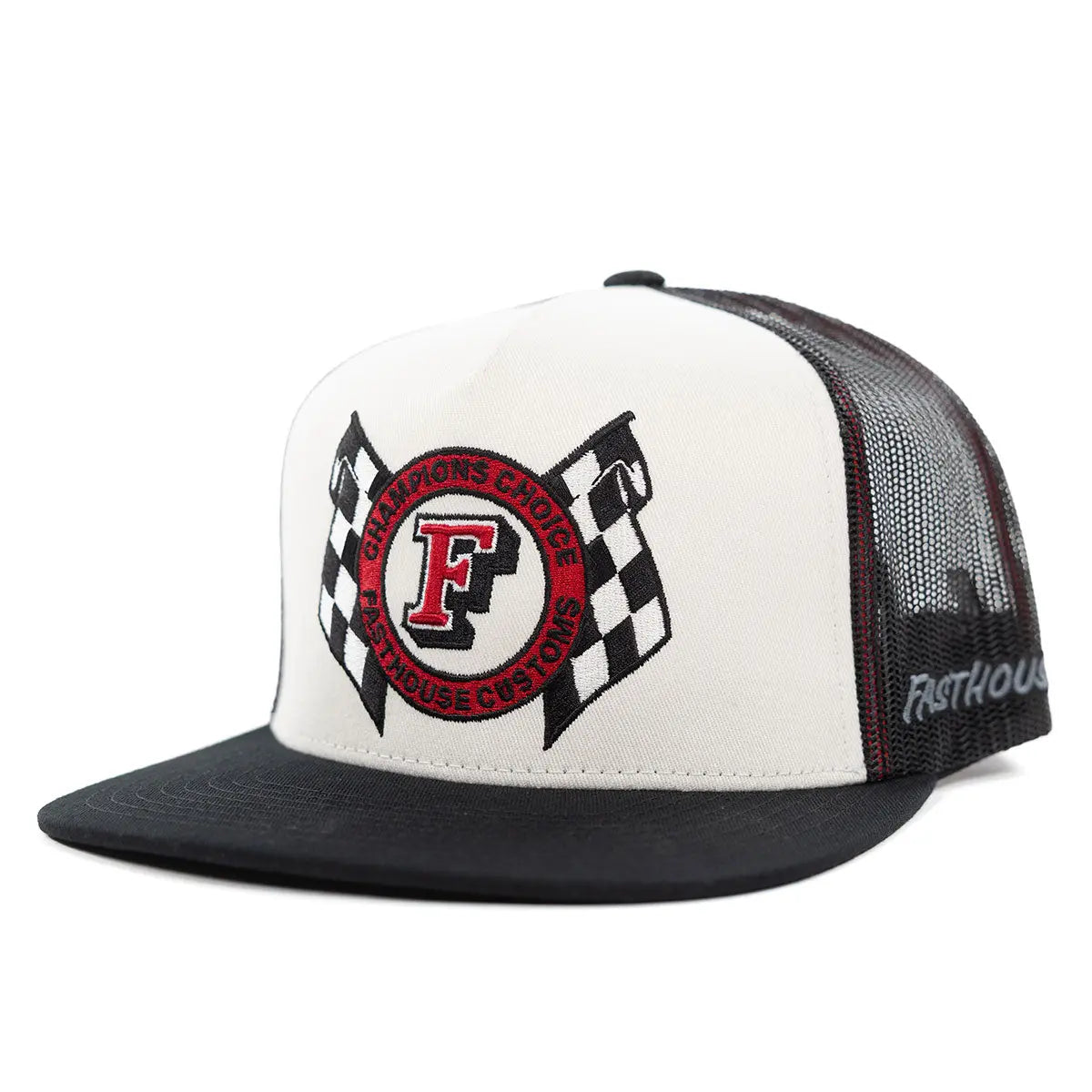 Champions Choice Hat - Off White/Black