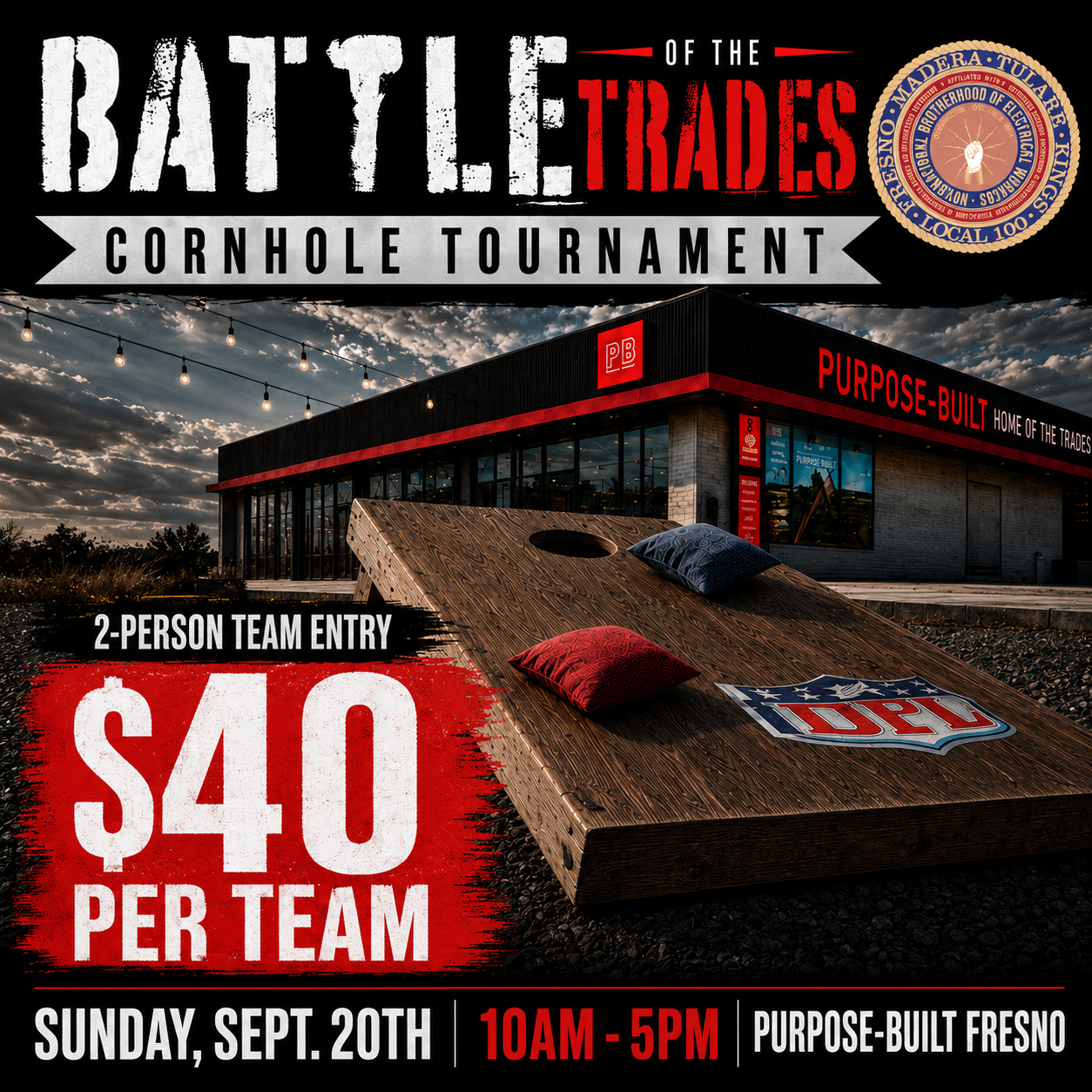 Battle of the Trades - Team Ticket (2 Players)