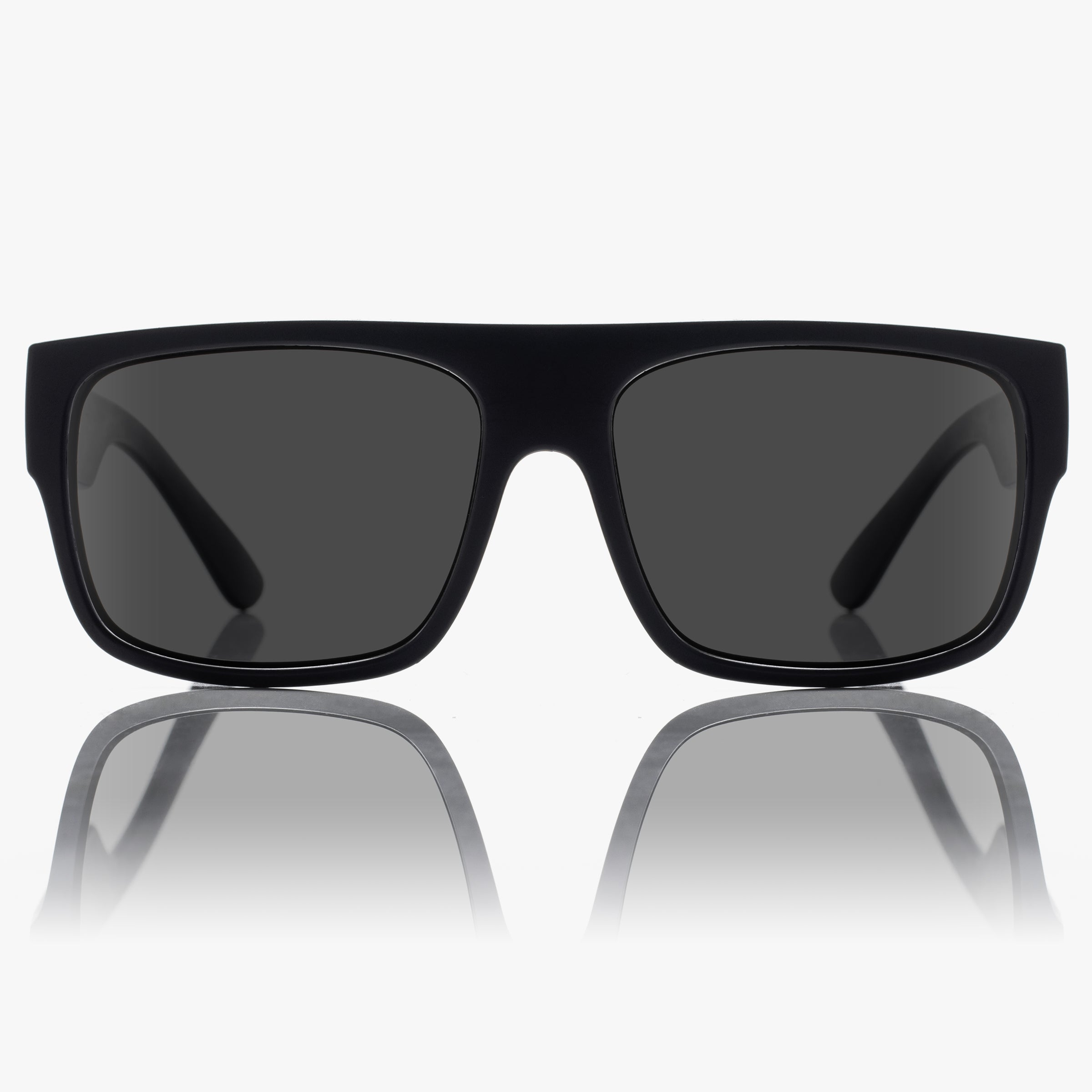 Classico Flattop - Matte Black on Black / Grey Polarized