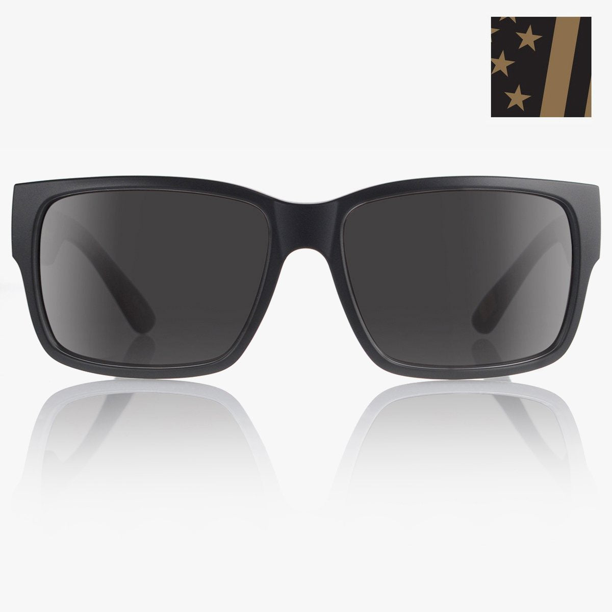 Classico - Black-Gold Stars Stripes / Grey Polarized