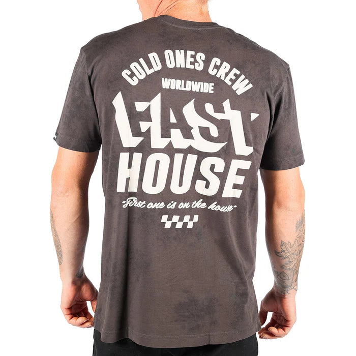 Cold Ones SS Tee - Black Crystal Wash