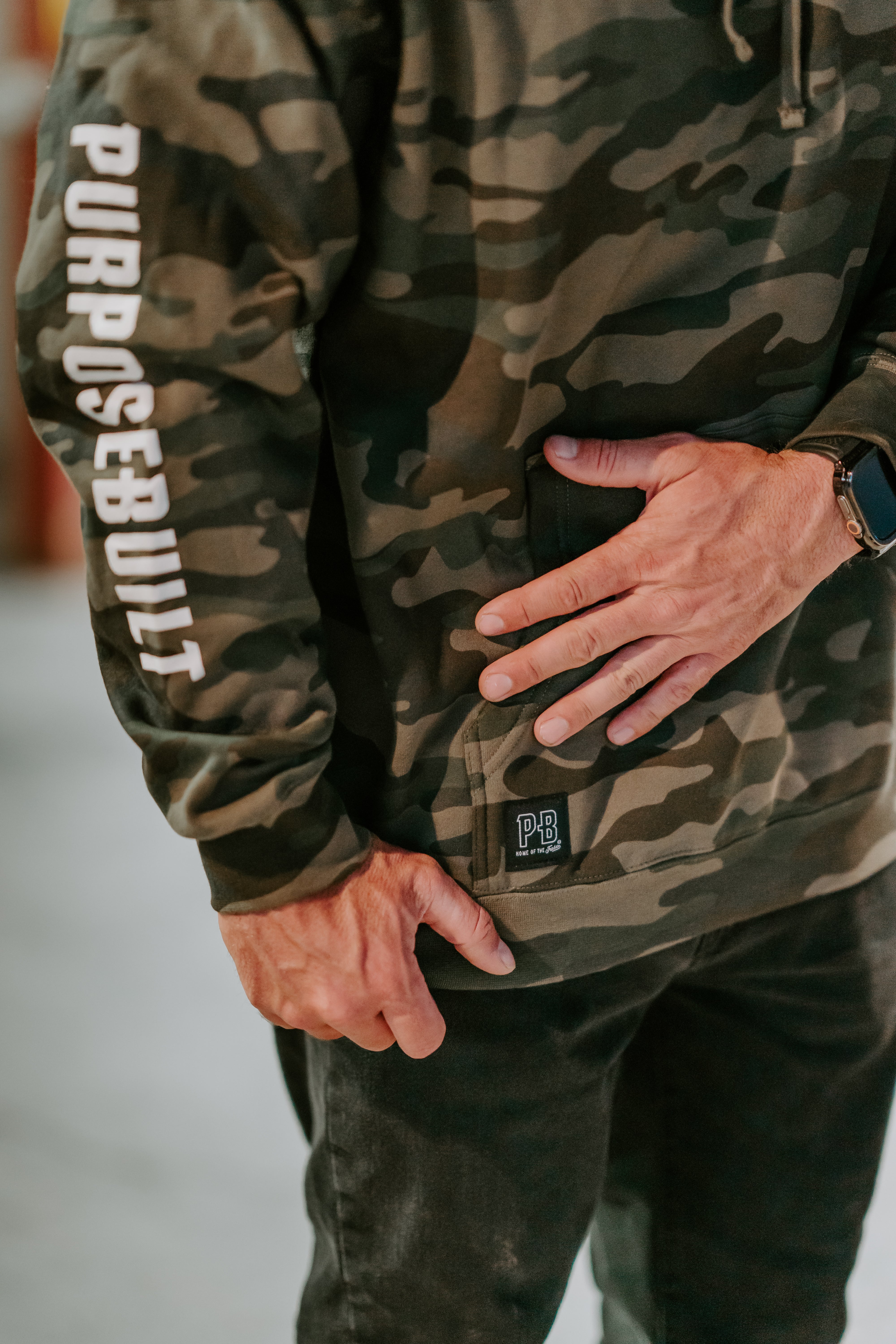 Purpose-Built Logo Hoodie - Camo