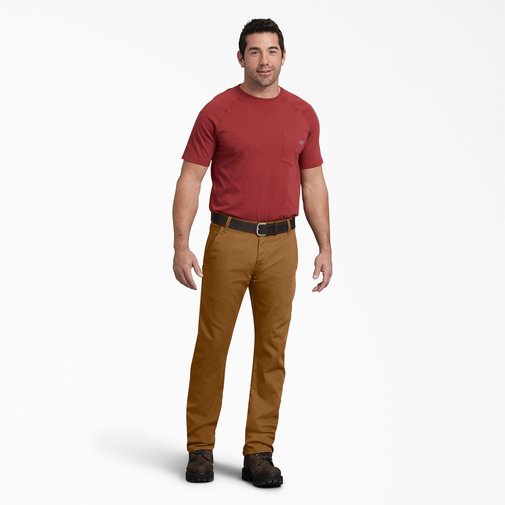 FLEX Regular Fit Duck Carpenter Pants, Stonewashed Brown Duck - Purpose-Built / Home of the Trades