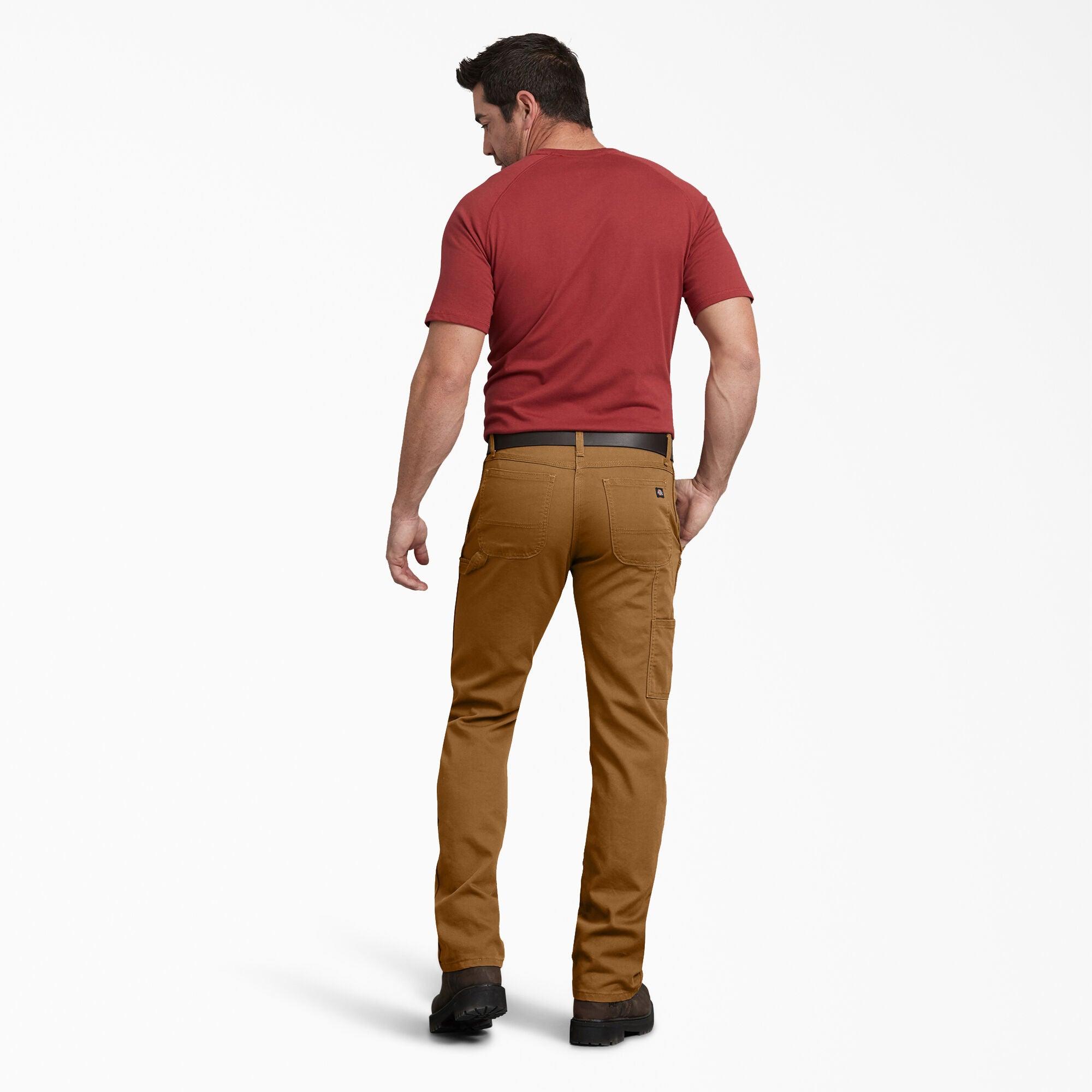 FLEX Regular Fit Duck Carpenter Pants, Stonewashed Brown Duck - Purpose-Built / Home of the Trades