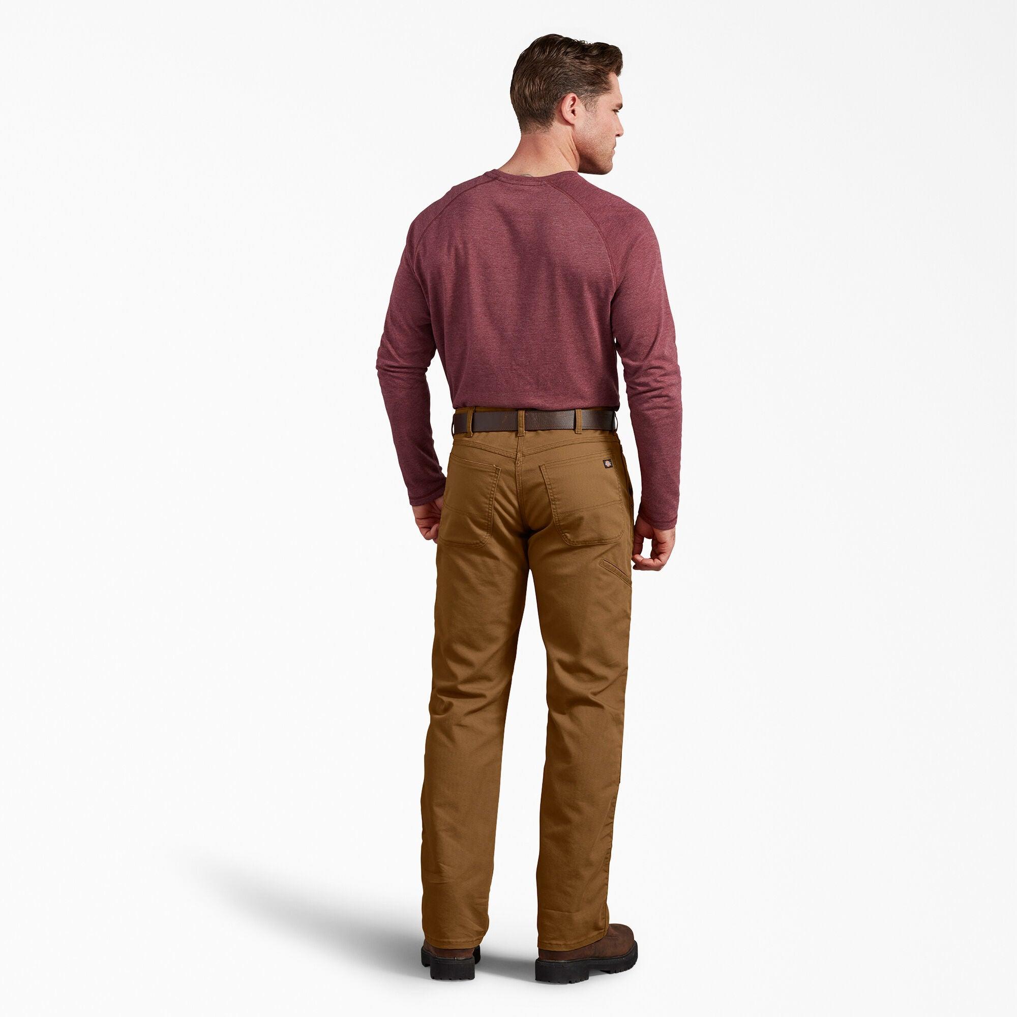 FLEX Regular Fit Duck Double Knee Pants, Stonewashed Brown Duck - Purpose-Built / Home of the Trades