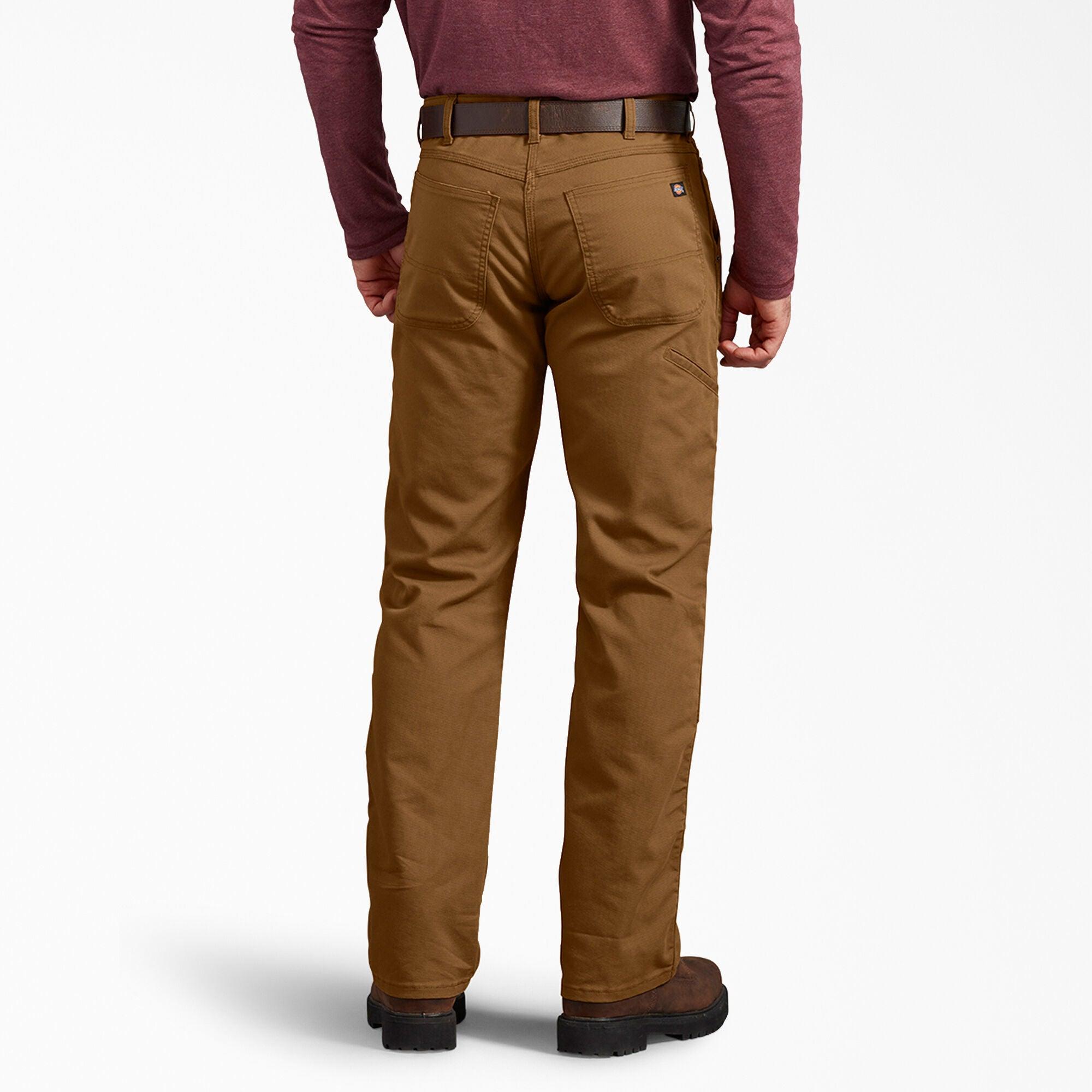 FLEX Regular Fit Duck Double Knee Pants, Stonewashed Brown Duck - Purpose-Built / Home of the Trades