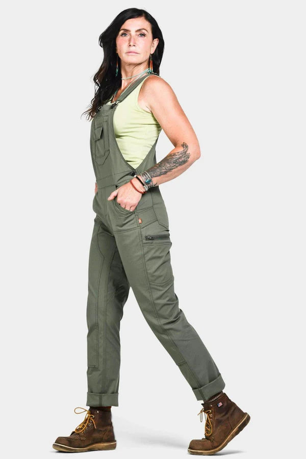 Women's Freshley Overalls Ultralight Ripstop - Lichen Green