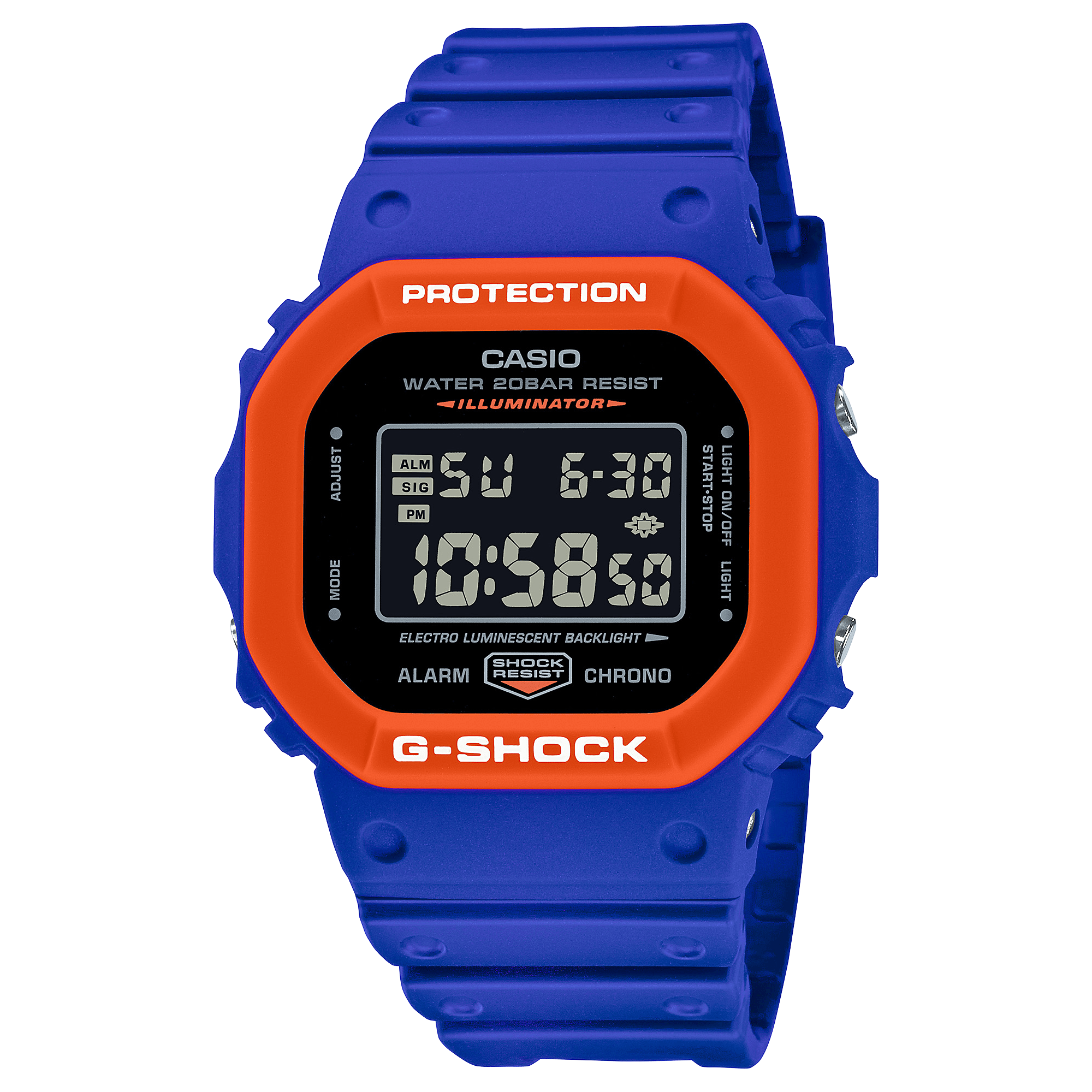 DW5610SC-2 Series Watch - Blue - Purpose-Built / Home of the Trades