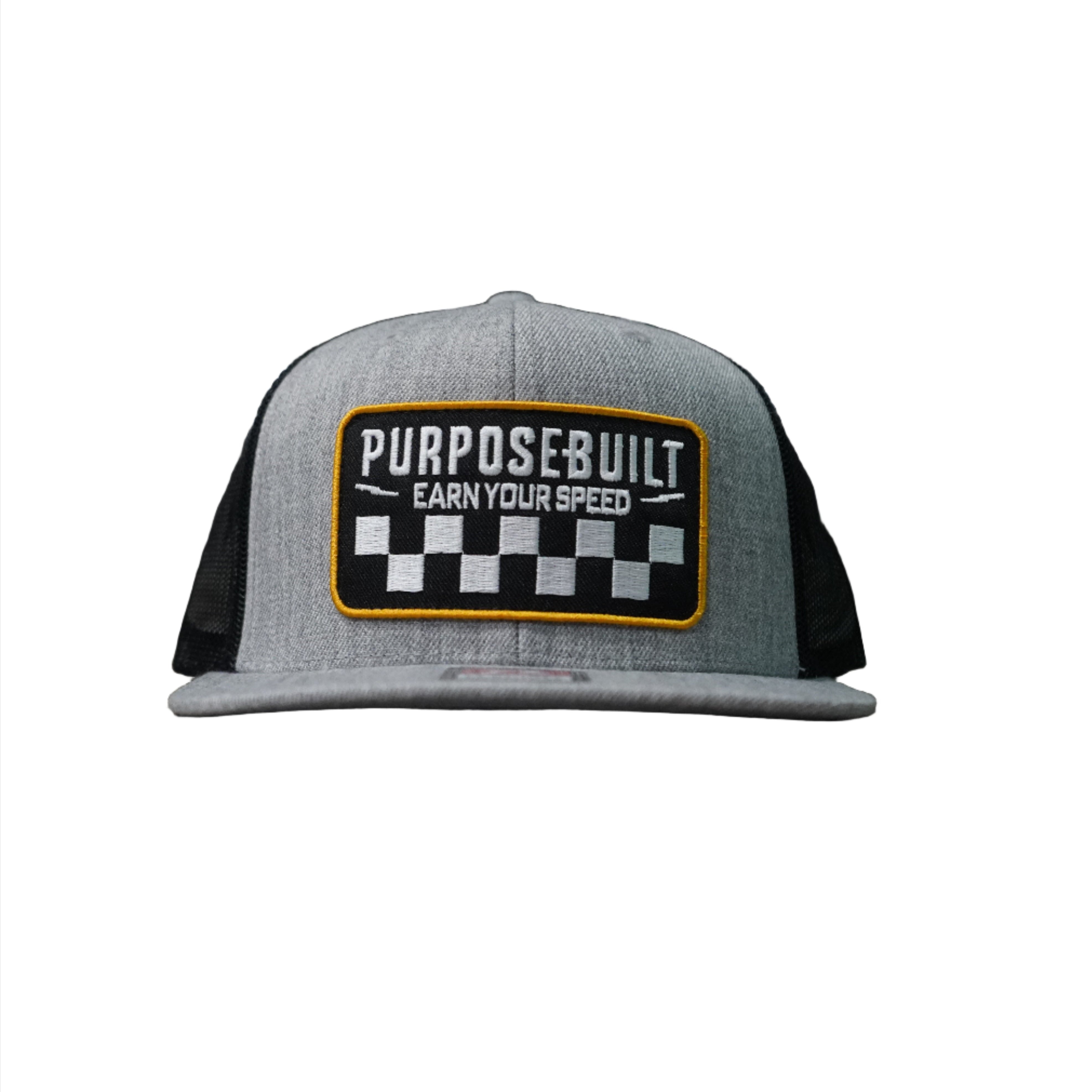 Earn your Speed Snapback - Grey/Black