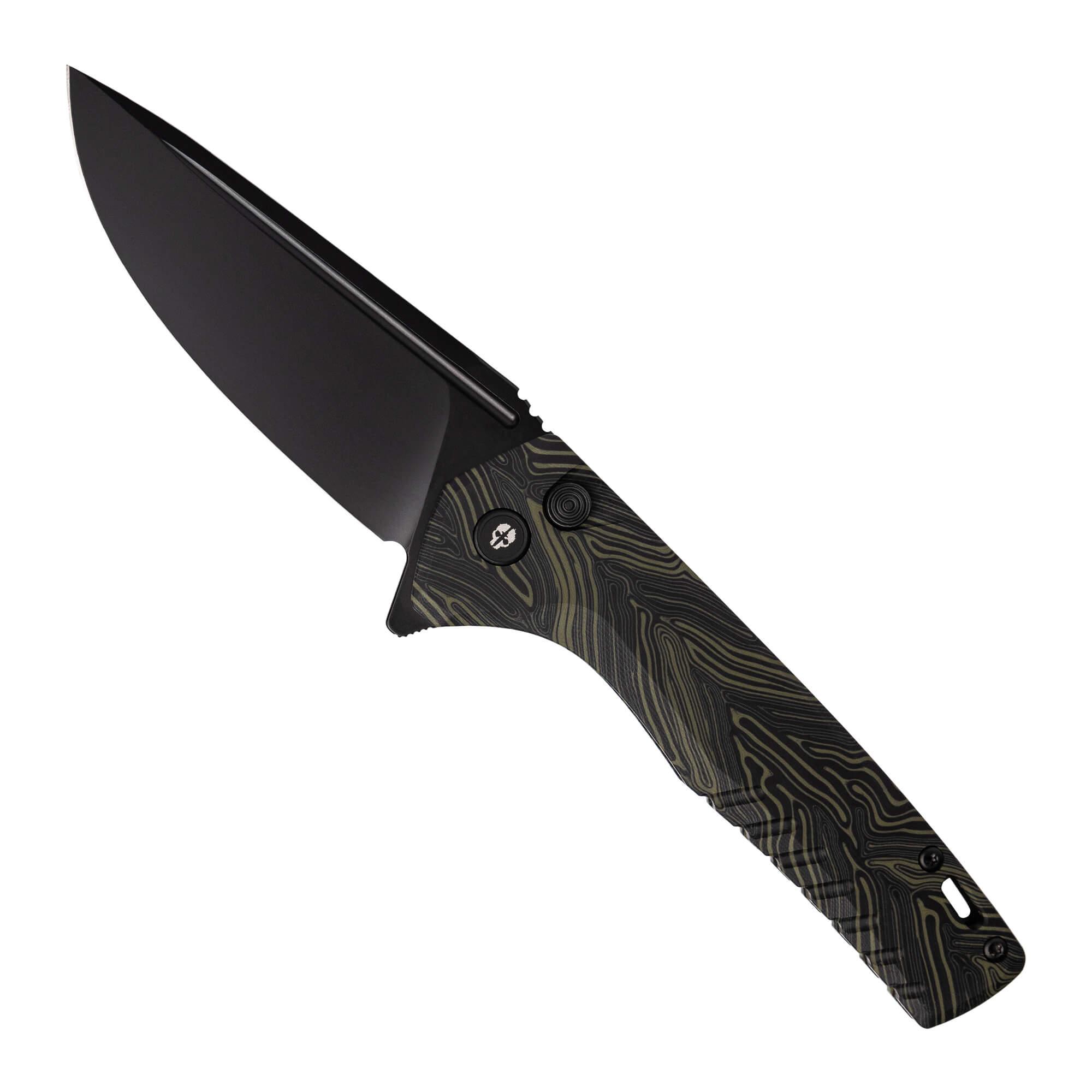 F3 Charlie - Damascus G10 / Black - Purpose-Built / Home of the Trades