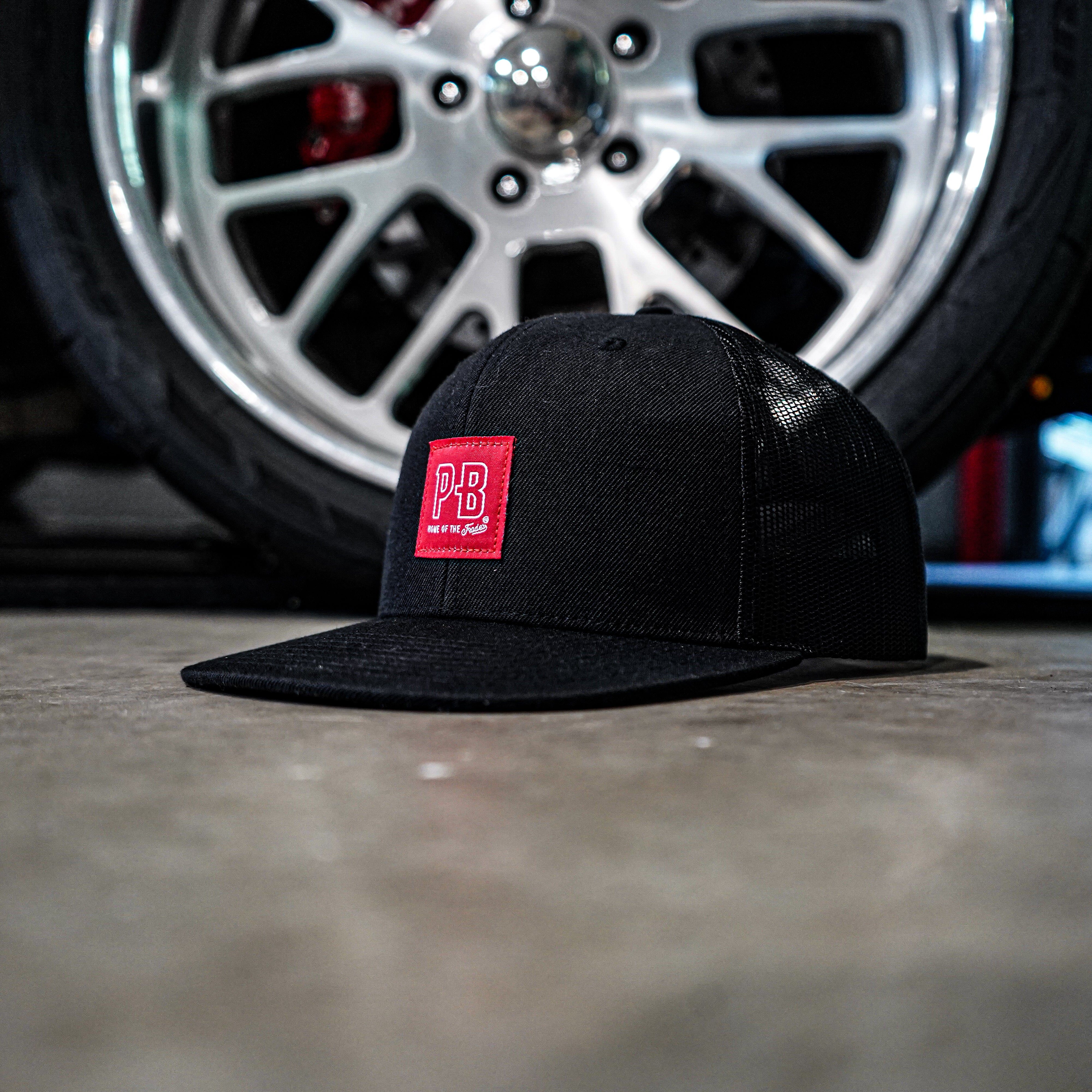 PB Stadium Snapback - Black / Red