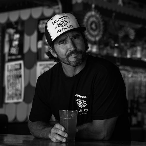 FH X 805 Gas & Beer Trucker Hat - White