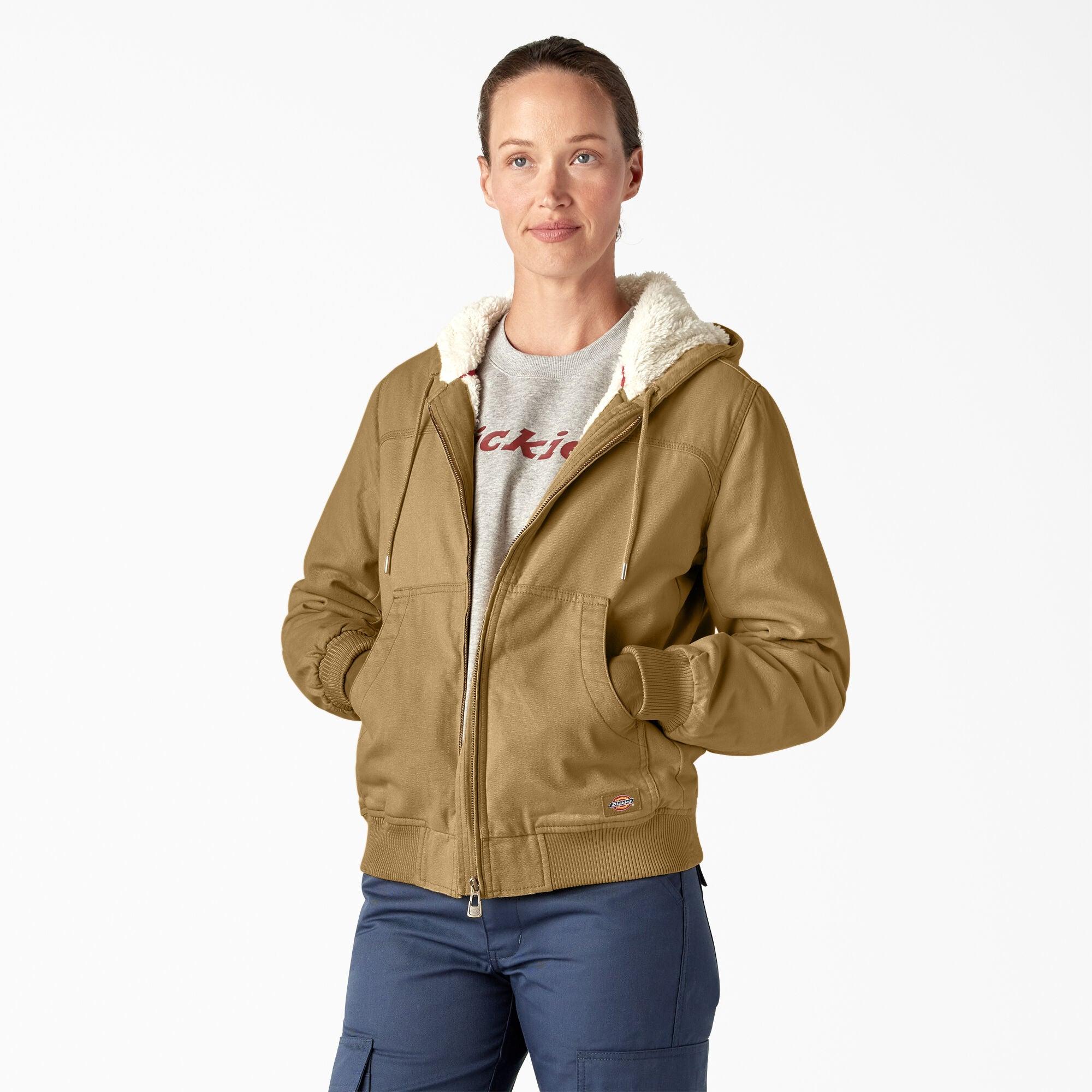 Women's Fleece Lined Duck Canvas Jacket - Rinsed Nubuck - Purpose-Built / Home of the Trades