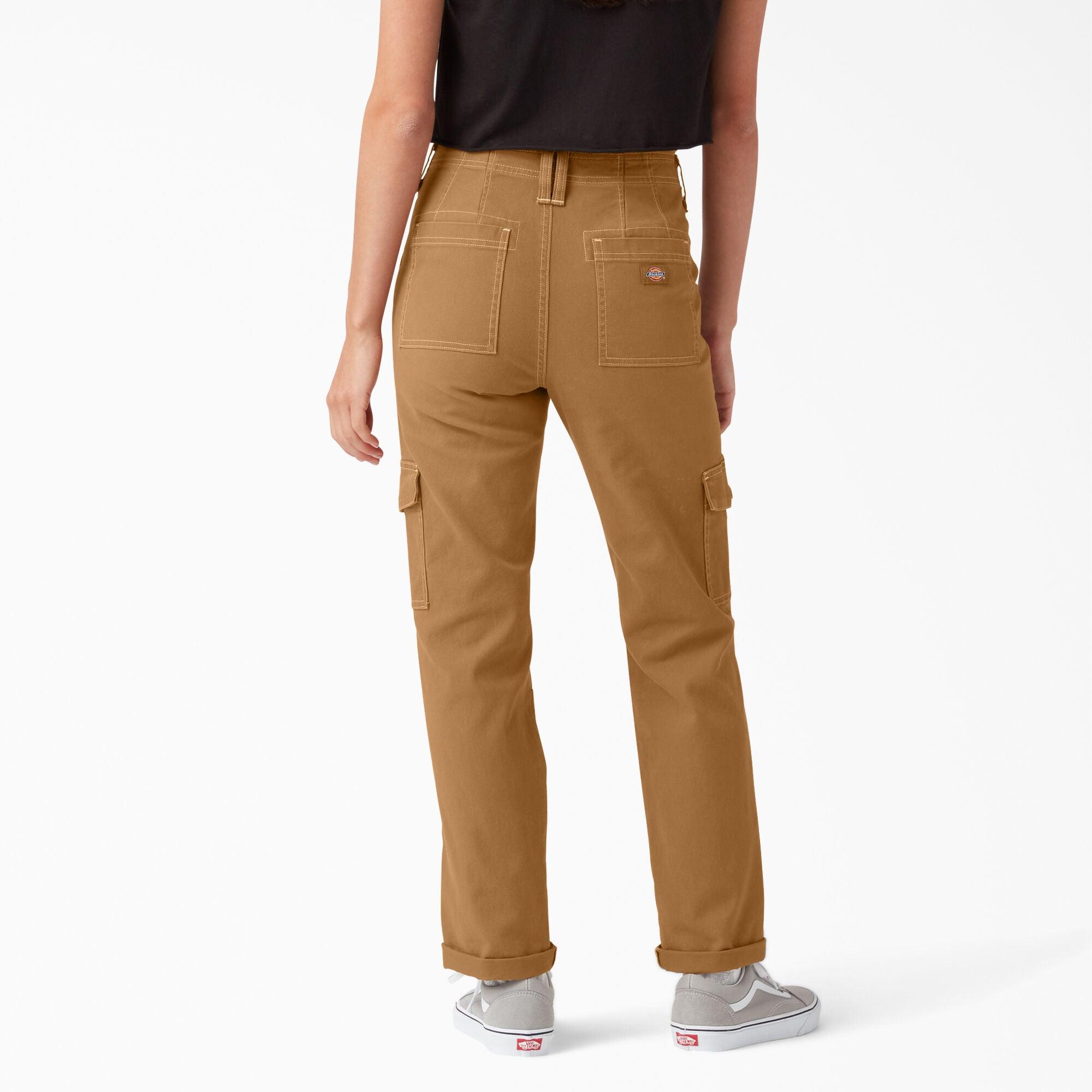 Women's Skinny Fit Cuffed Cargo Pants, Brown Duck - Purpose-Built / Home of the Trades