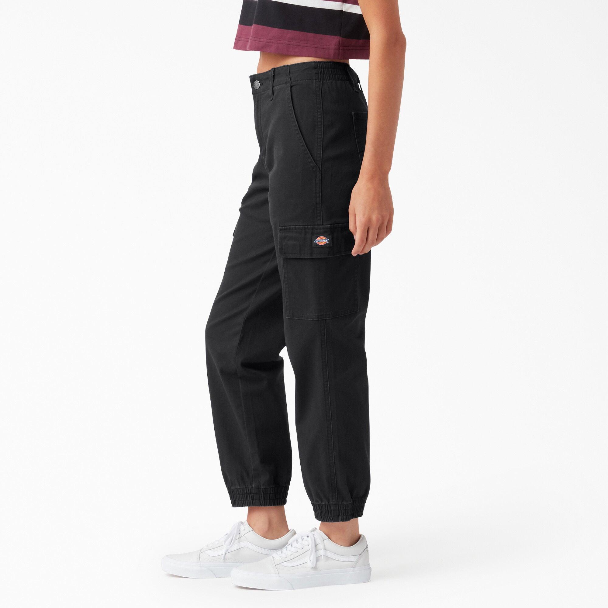 Women's High Rise Fit Cargo Jogger Pants, Black - Purpose-Built / Home of the Trades