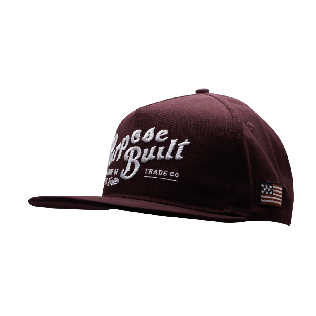 Freightline Hat - Maroon - Purpose-Built / Home of the Trades