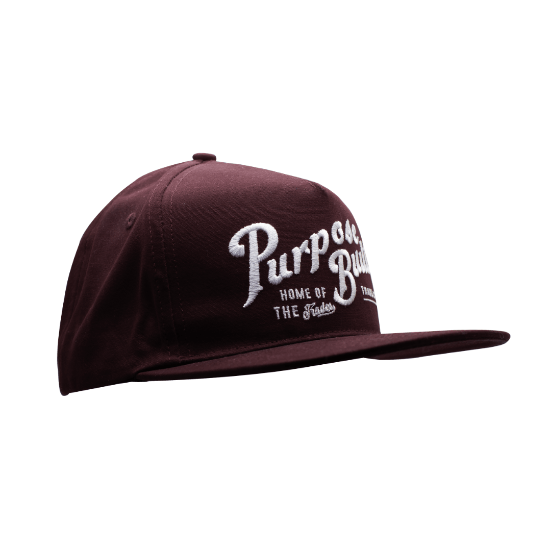 Freightline Hat - Maroon - Purpose-Built / Home of the Trades