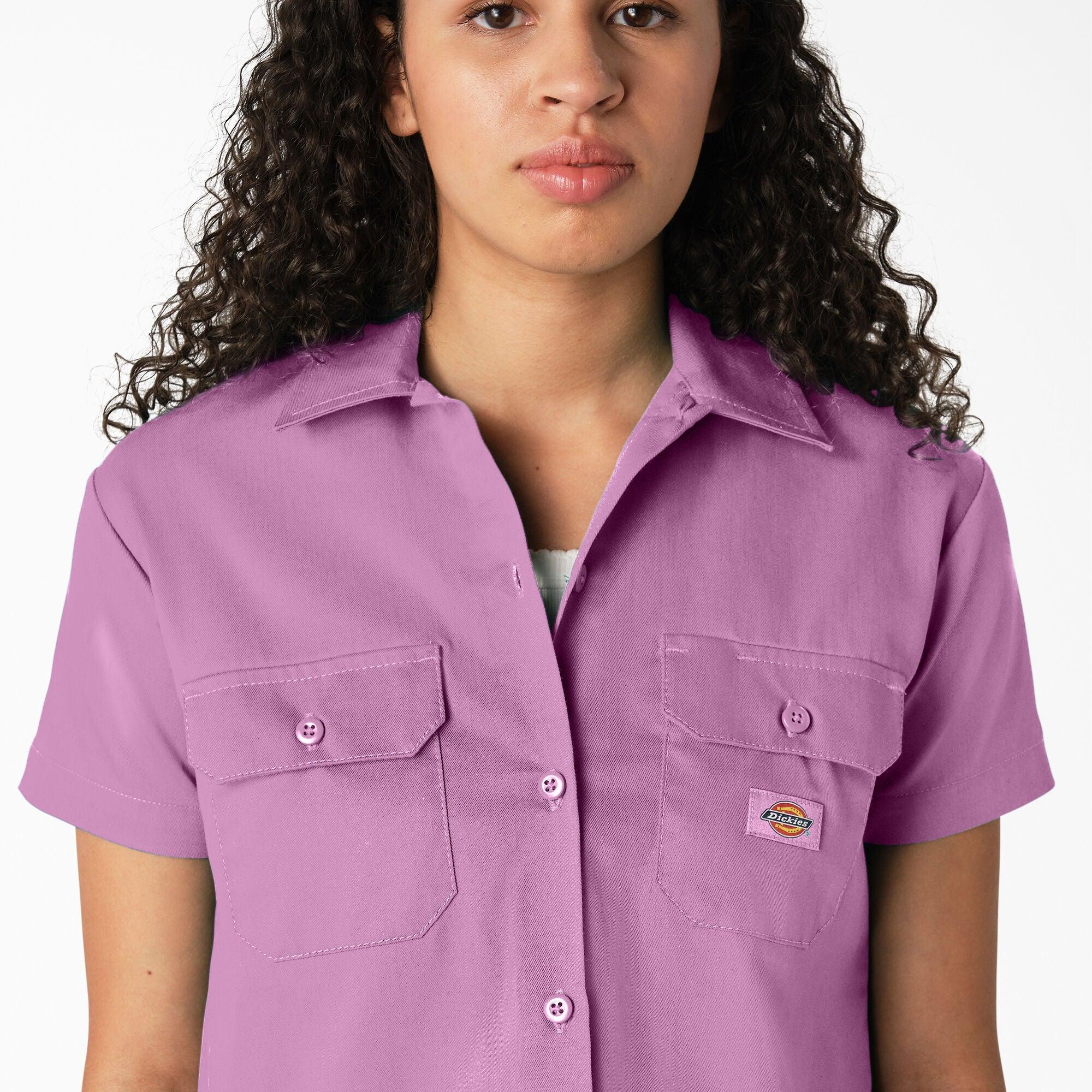 Women's Cropped Work Shirt, Wild Rose - Purpose-Built / Home of the Trades