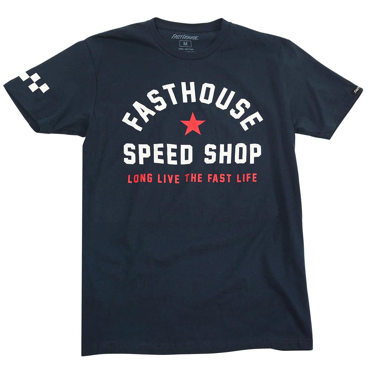 Fast Life SS Tee - Navy - Purpose-Built / Home of the Trades