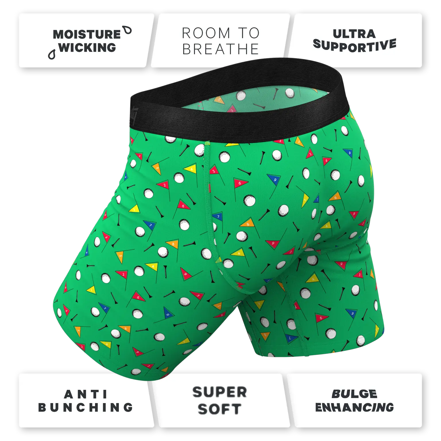 The Front Nine - Golf Ball Hammock® Pouch Underwear With Fly