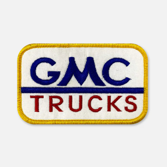 GMC Trucks Patch, White