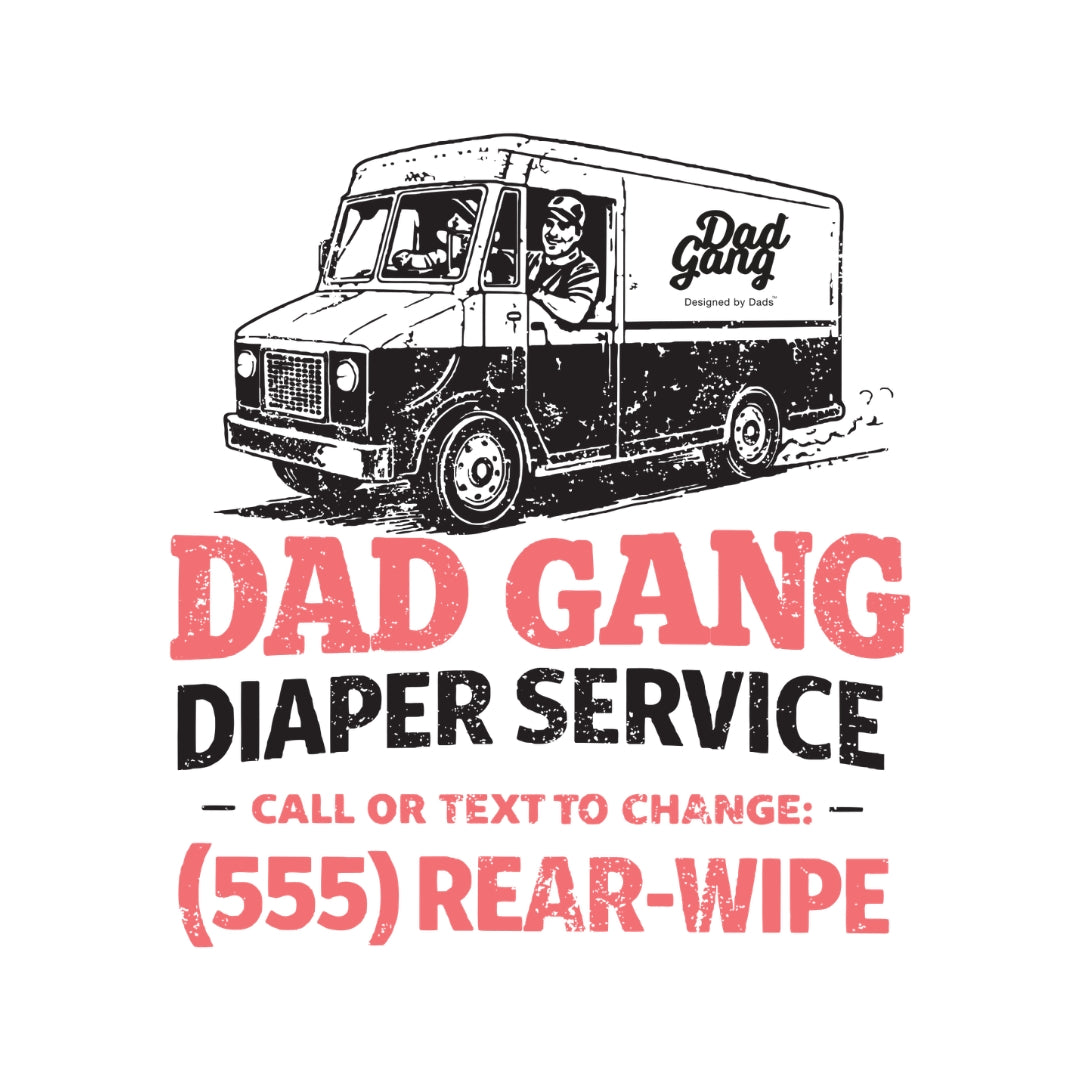 DG Tee - Diaper Service - White