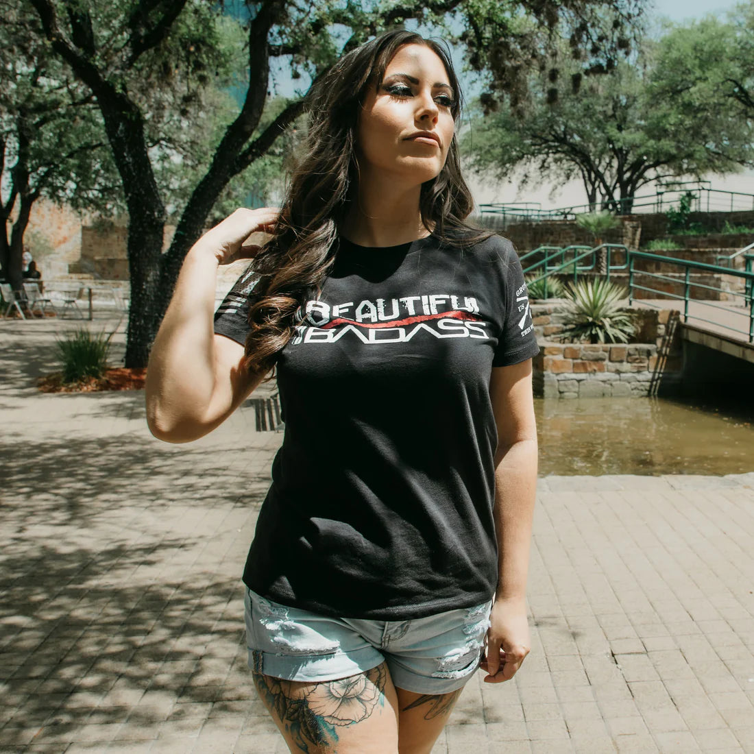 Women's Beautiful Badass Tee - Black