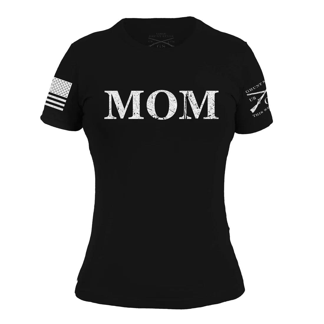 Women's Mom Defined Tee - Black