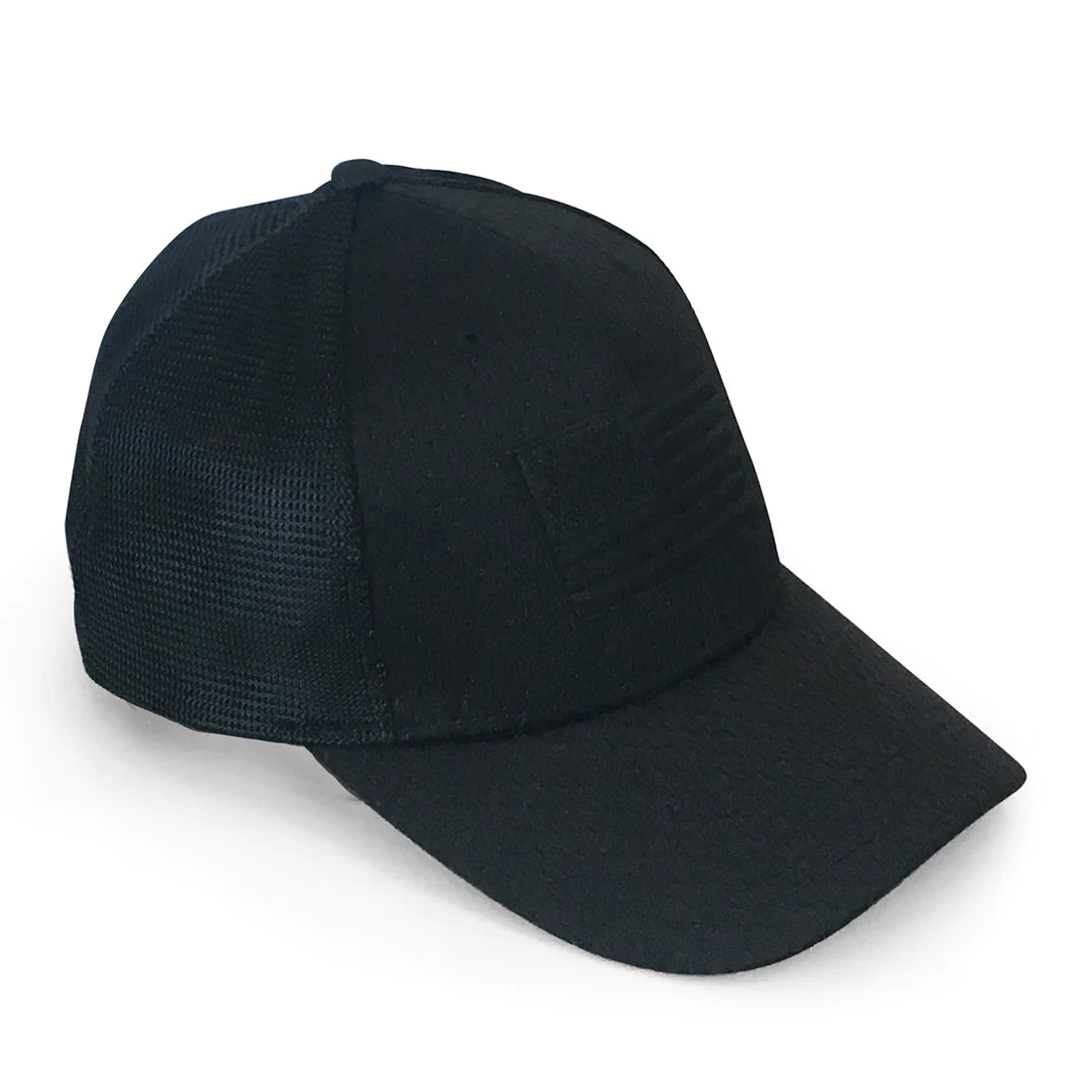 Blackout Flag Stretch Fit Hat - Black