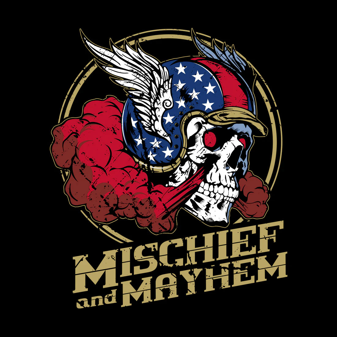 Mischief and Mayhem Tee - Black