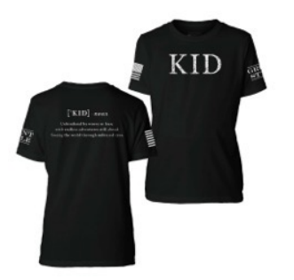 Youth Kid Defined Tee- Black