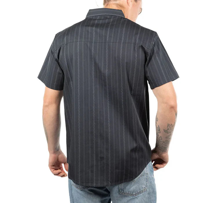 Gallery SS Button-Up - Vintage Black