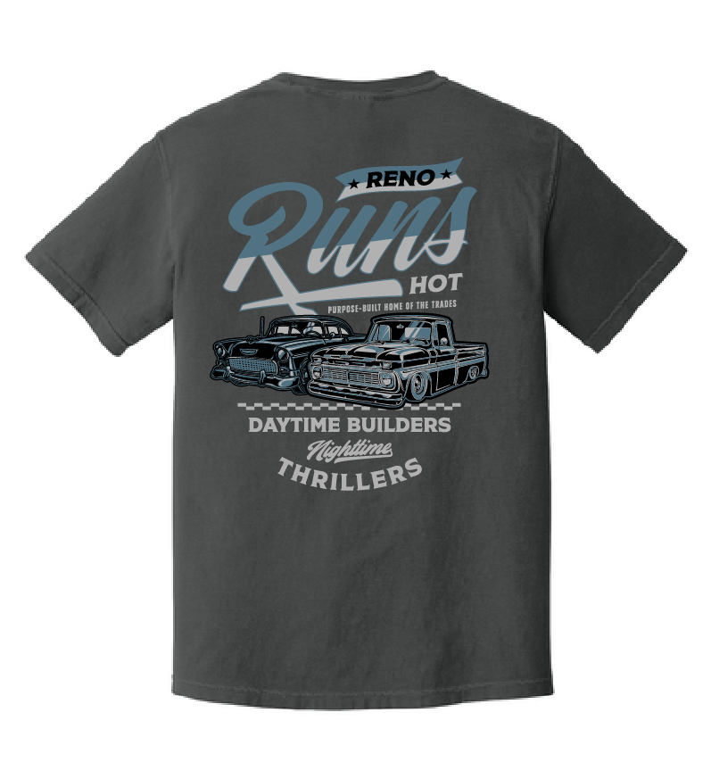 Reno Runs Hot Limited Edition Tee, Graphite