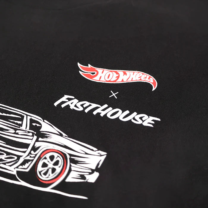 Hot Wheels Redline Midweight SS Tee - Black