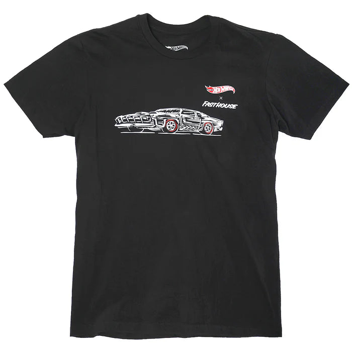 Hot Wheels Redline Midweight SS Tee - Black