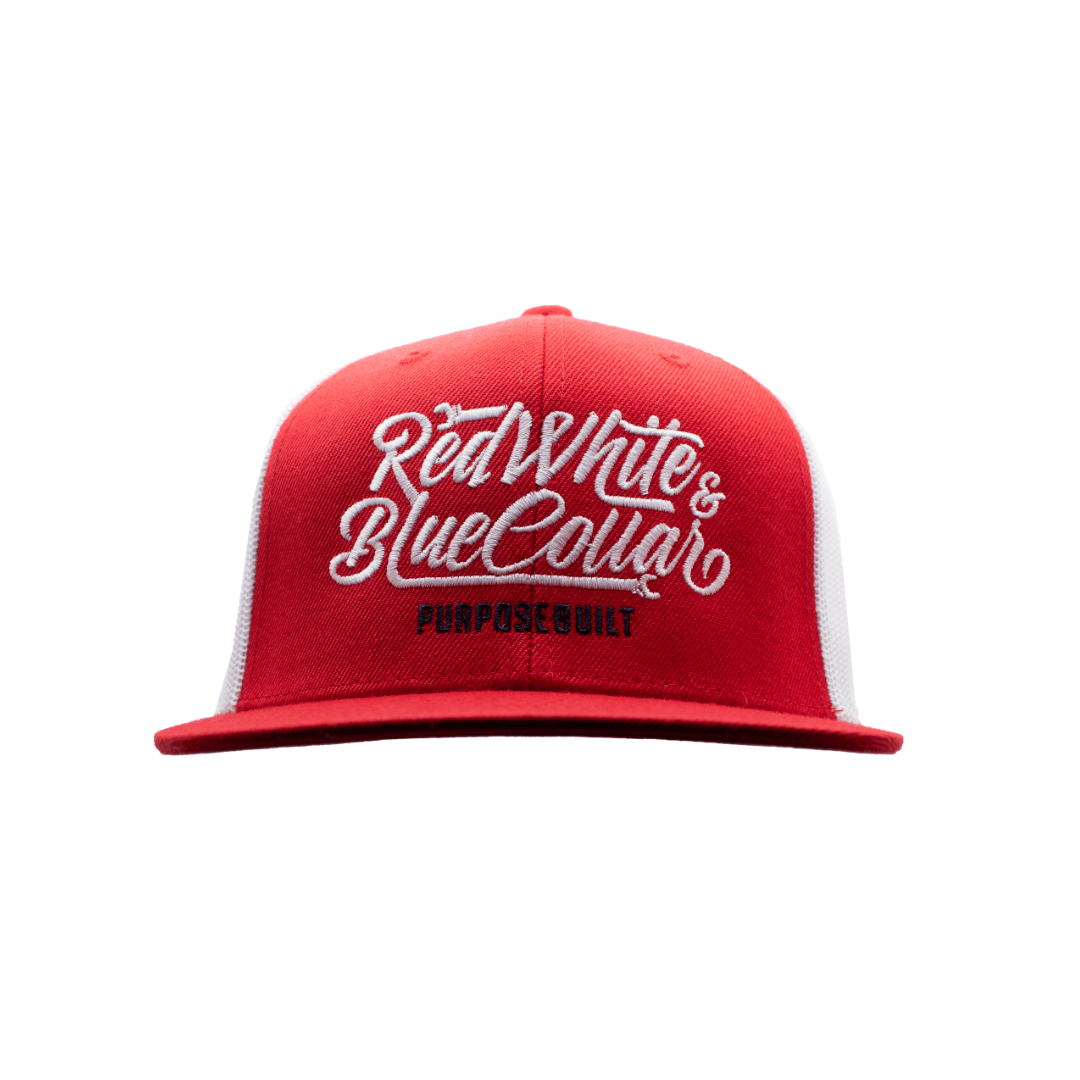 RWBC Snapback Hat - Red/White - Purpose-Built / Home of the Trades