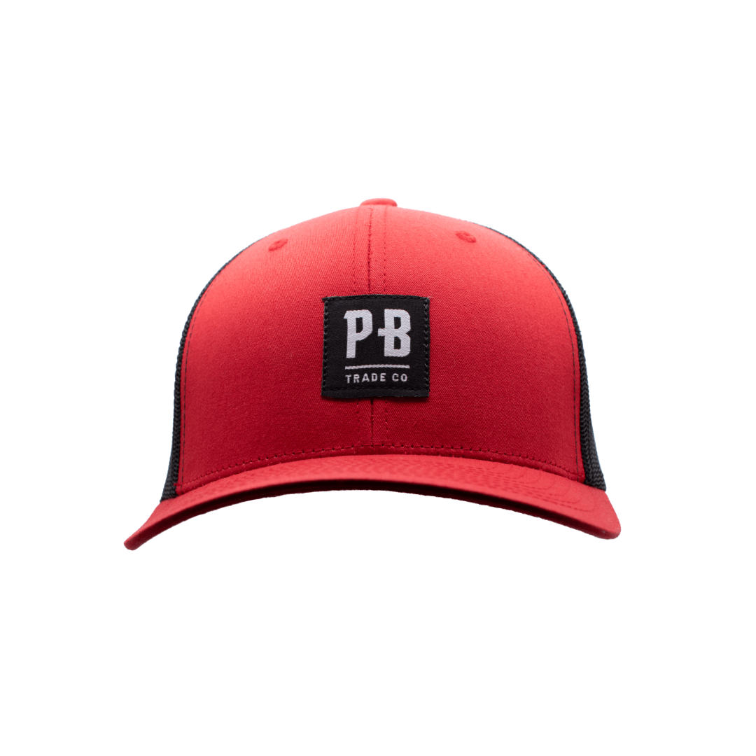PB Stadium Snapback - Red/Black - Purpose-Built / Home of the Trades